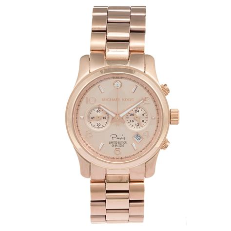 michael kors watch limited edition paris|Michael Kors pink.